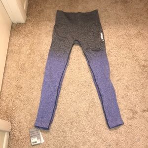 Ombré Seamless Leggings - Indigo/Black